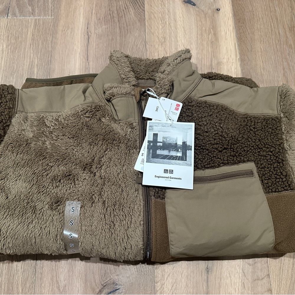 Uniqlo x Engineered Garments Fleece Jacket (JP S, Brown)